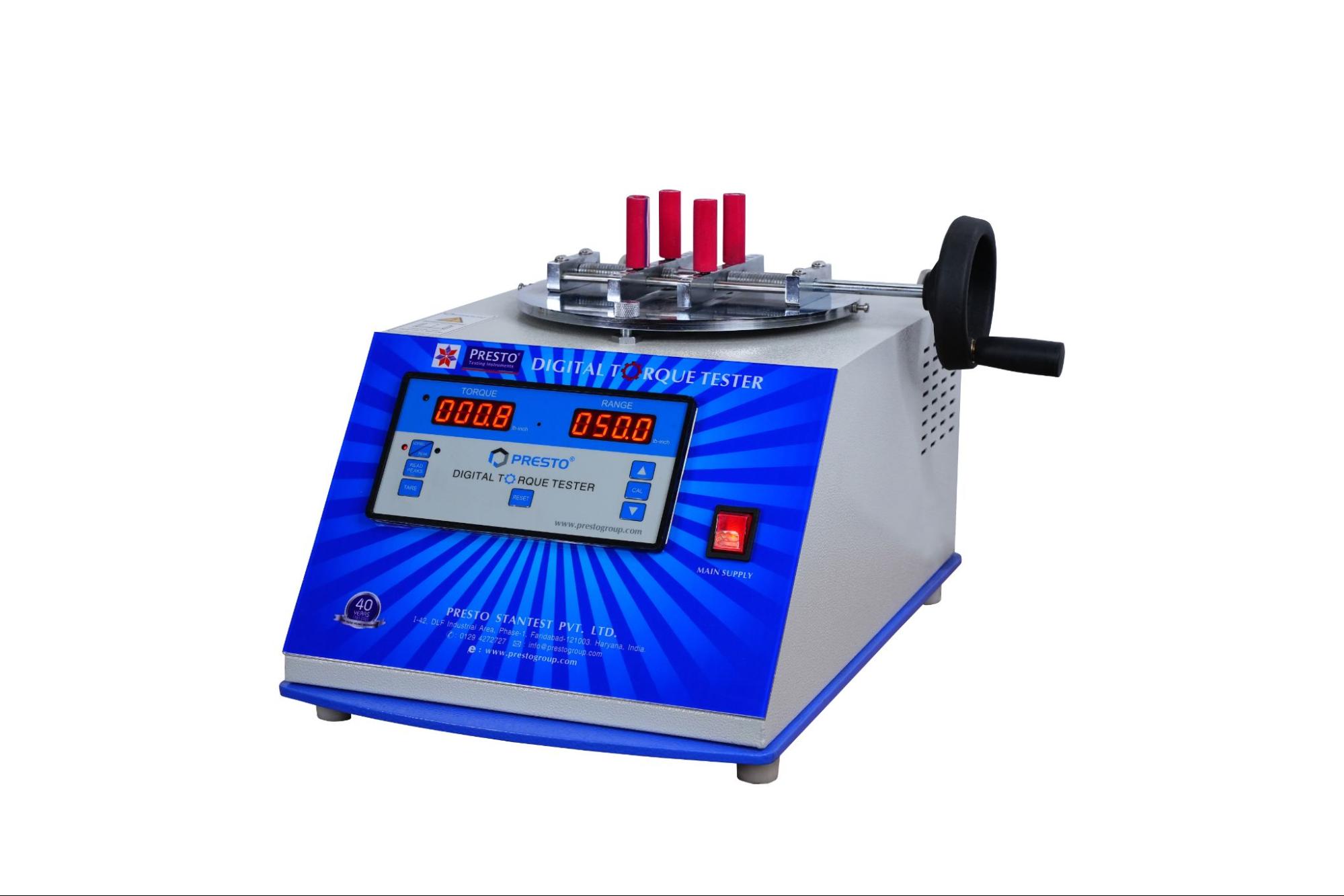 bottle cap torque tester